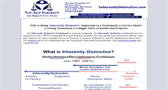 Desktop Screenshot of inherentlydistinctive.com